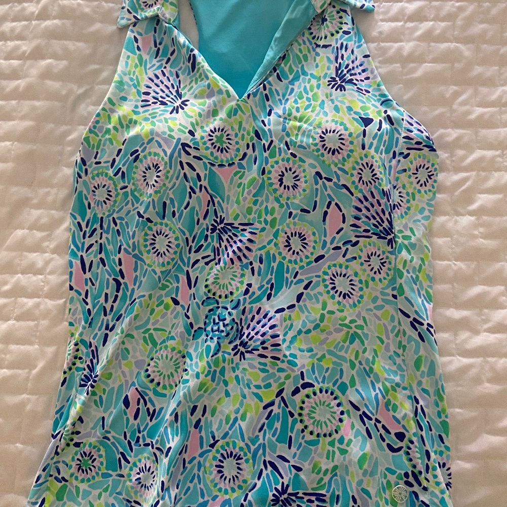 Lilly Pulitzer golf or tennis tank